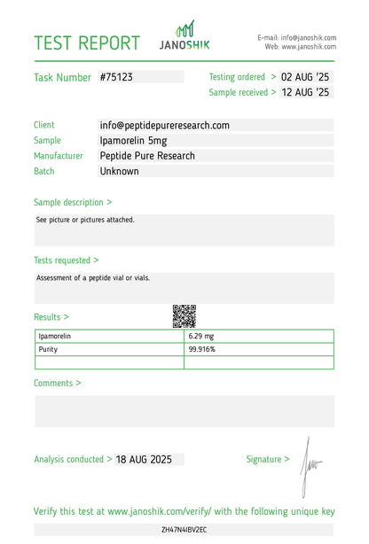 IPAMORELIN - 5mg