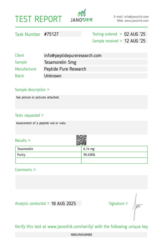 TESAMORELIN - 5mg